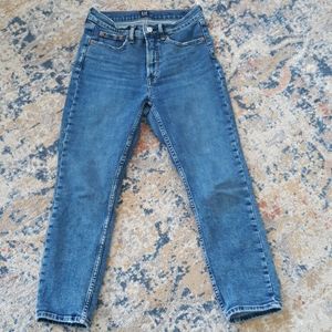 Gap High Waisted Cigarette Jeans